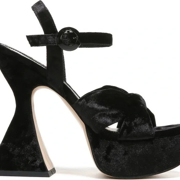 Sam Edelman Audrea Platform Heels | Size 5.5 | NWOB | Black Open Toe Sandals | - Picture 2 of 10